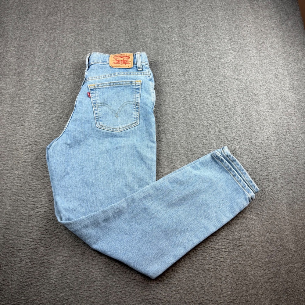 VINTAGE Levi's 512 Classic Slim Tapered Jeans Women's 10 S Light Blue High Rise
